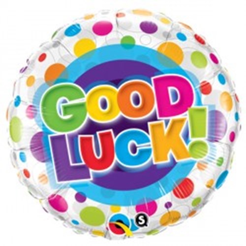 Good Luck Helium Balloon - Fast Shipping